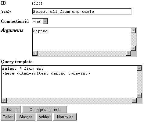 Figure 5: Adding an SQL Method