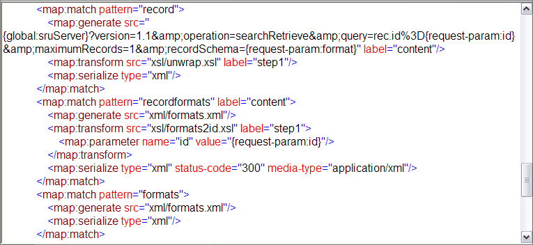 screenshot (29KB) : Figure 2: Cocoon pipeline for SRU Proxy