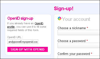 screenshot (71KB) : Figure 3: Ziki sign-up options