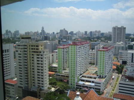 photo (57KB) : Figure 2 : View from Floor 14 of Singapore National Library